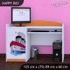 Psací stůl Happy B03 -velká loď (Barva bílá)