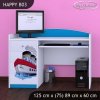 Psací stůl Happy B03 -velká loď (Barva bílá)