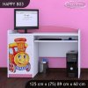 Psací stůl Happy B03 -  lokomotiva (Barva bílá)