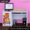 Psací stůl Happy B03 -  lokomotiva (Barva bílá)