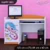 Psací stůl Happy B03 - motýlek (Barva bílá)