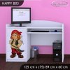 Psací stůl Happy B03 - pirát (Barva bílá)