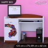 Psací stůl Happy B03 - vláček (Barva bílá)