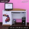 Psací stůl Happy B03 - vláček (Barva bílá)