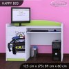 Psací stůl Happy B03 - policie (Barva bílá)