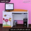 Psací stůl Happy B03 - včelka (Barva bílá)