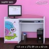 Psací stůl Happy B03 -  slimák (Barva bílá)