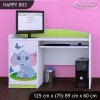 Psací stůl Happy B03 -  sloník (Barva bílá)