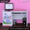 Psací stůl Happy B03 -  sloník (Barva bílá)