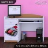 Psací stůl Happy B03 -super bolid (Barva bílá)