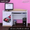 Psací stůl Happy B03 -super bolid (Barva bílá)
