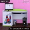 Psací stůl Happy B03 -super lokomotiva (Barva bílá)