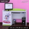 Psací stůl Happy B03 -super zajíček (Barva bílá)