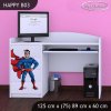 Psací stůl Happy B03 -superman (Barva bílá)