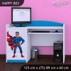 Psací stůl Happy B03 -superman (Barva bílá)