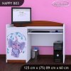 Psací stůl Happy B03 -   stříkající sloník (Barva bílá)