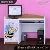 Psací stůl Happy B03 - usměvavá včelka (Barva bílá)