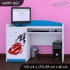 Psací stůl Happy B03 - závod F1 (Barva bílá)