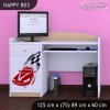Psací stůl Happy B03 - závod F1 (Barva bílá)