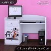 Psací stůl Happy B03 - formule (Barva bílá)