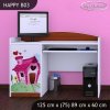 Psací stůl Happy B03 - začarovaný domeček (Barva bílá)