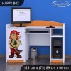 Psací stůl Happy B02 - pirát (Barva bílá)
