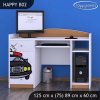 Psací stůl Happy B02 - policie (Barva bílá)