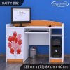 vyrp12 26512biurko happy b02 rozowe auto z balonami 6