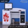 vyrp13 26512biurko happy b02 rozowe auto z balonami 7