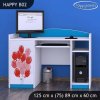 vyrp14 26512biurko happy b02 rozowe auto z balonami 8