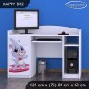 Psací stůl Happy B02 - super zajíček (Barva bílá)