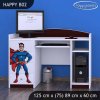 Psací stůl Happy B02 - super man (Barva bílá)