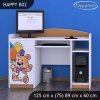 Psací stůl Happy B02 - šťastný medvídek (Barva bílá)