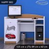 Psací stůl Happy B02 - závod (Barva bílá)