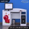 Psací stůl Happy B02 - veselá housenka (Barva bílá)