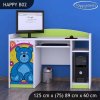 Psací stůl Happy B02 - veselý medvídek (Barva bílá)
