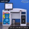 Psací stůl Happy B02 - veselý medvídek (Barva bílá)