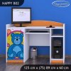 Psací stůl Happy B02 - veselý medvídek (Barva bílá)