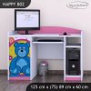 Psací stůl Happy B02 - veselý medvídek (Barva bílá)