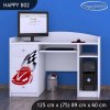 Psací stůl Happy B02 - závod F1 (Barva bílá)