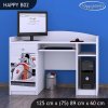 Psací stůl Happy B02 - formule (Barva bílá)