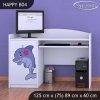 Psací stůl Happy B04 - delfín (Barva bílá)