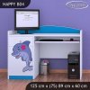 Psací stůl Happy B04 - delfín (Barva bílá)