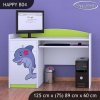 Psací stůl Happy B04 - delfín (Barva bílá)