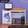 Psací stůl Happy B04 - delfín (Barva bílá)