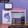 Psací stůl Happy B04 - delfín (Barva bílá)