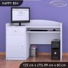 Psací stůl Happy B04 - víla se srdcem (Barva bílá)