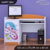 Psací stůl Happy B04 - motýlek (Barva bílá)