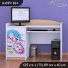 Psací stůl Happy B04 - motýlek (Barva bílá)