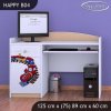 Psací stůl Happy B04 - vláček (Barva bílá)